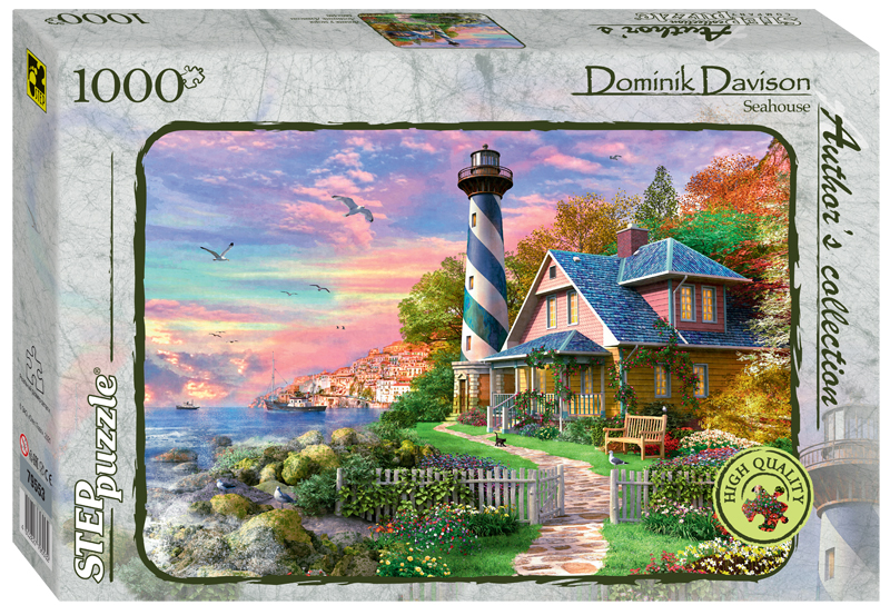 Пазл Step puzzle 1000 деталей: Домик у моря (79553)