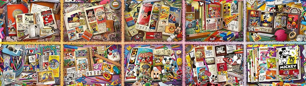 Пазл Ravensburger 40000 деталей: Disney. Микки на протяжении многих лет (RV17828)