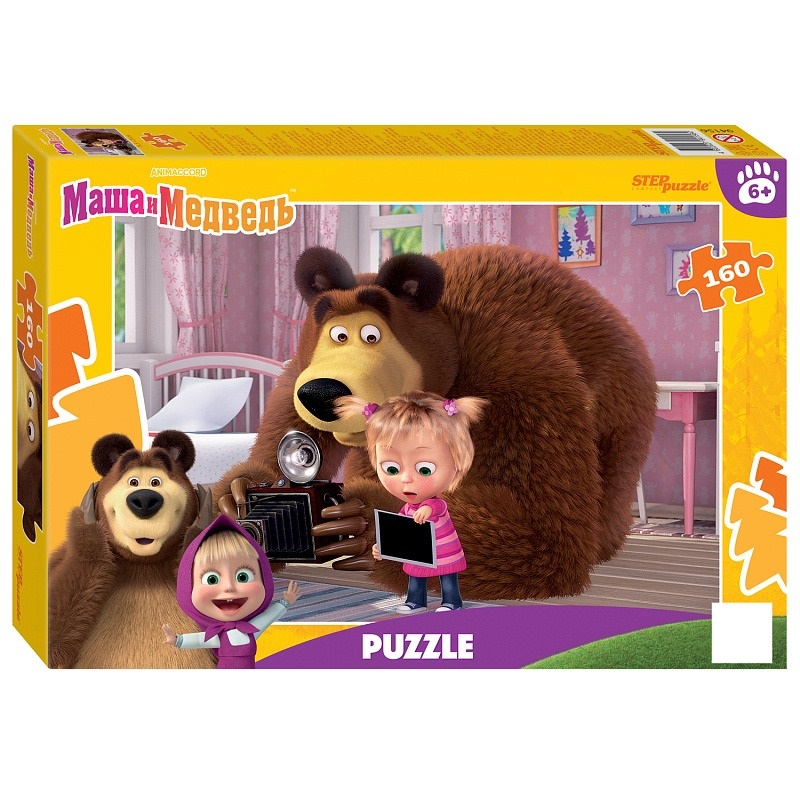 Пазл Step puzzle 160 деталей: Маша и Медведь (94156)