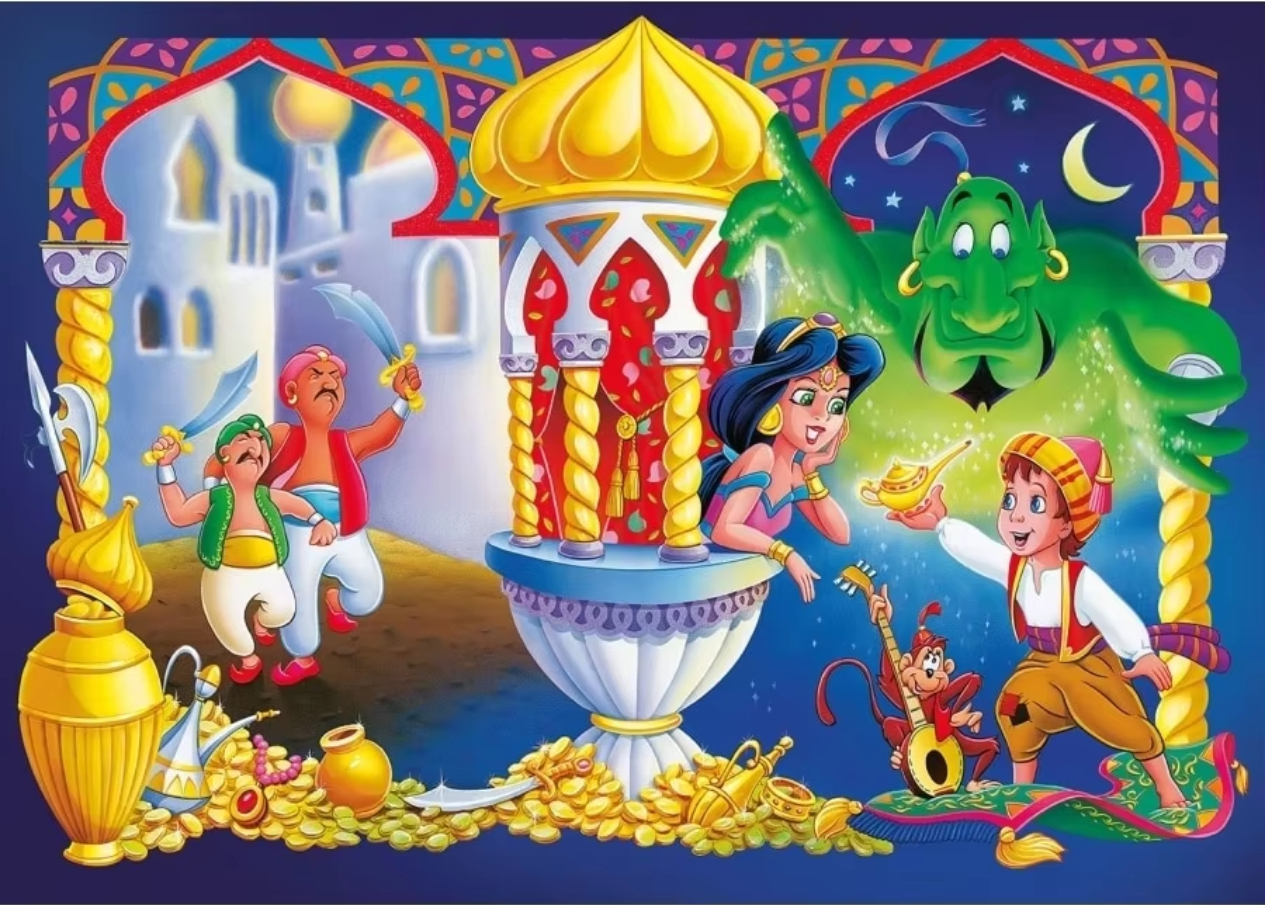 Пазл Step puzzle 300 деталей: Аладдин (92014)