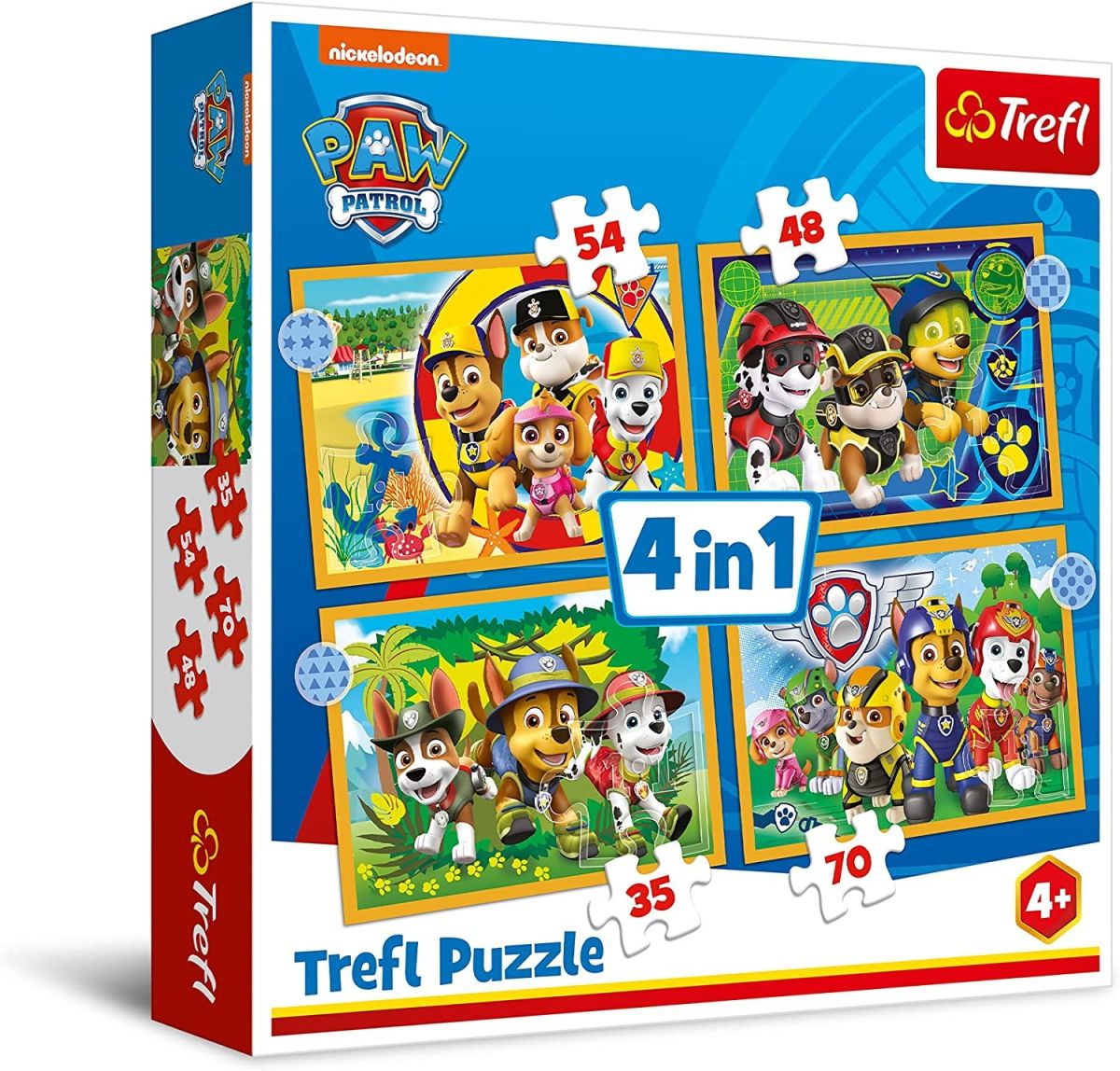 Пазл Trefl 35#48#54#70 деталей: Лето Щенячьего патруля (TR34395)