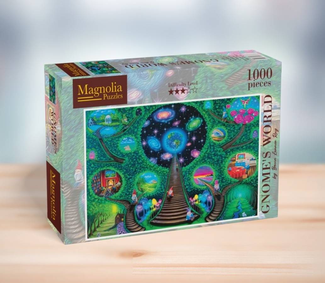 Пазл Magnolia 1000 деталей: Мир гномов (MG2102)