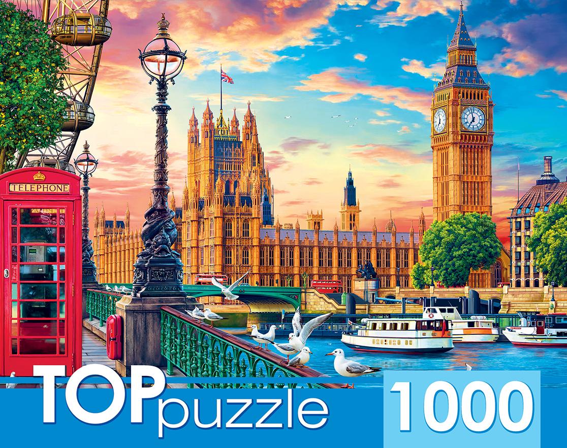Пазл TOP Puzzle 1000 деталей: Великобритания. Лондон (ХТП1000-2167)