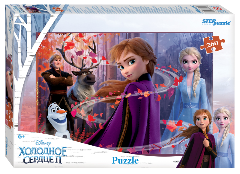 Пазл Step puzzle 260 деталей: Холодное сердце - 2 (95096)
