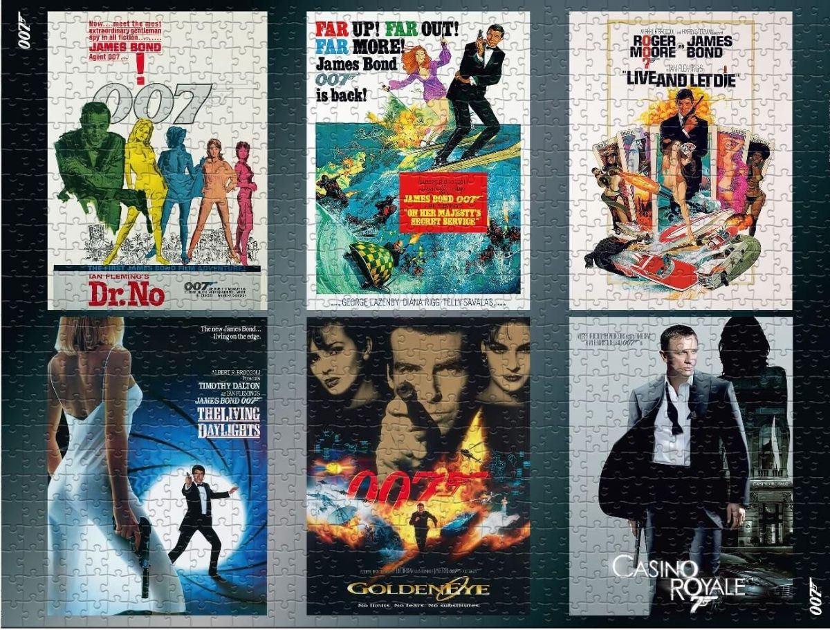 Пазл Winning Moves 1000 деталей: James Bond 007 / Джеймс Бонд Актёрский дебют (WM01314-ML1-6)