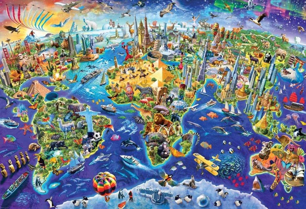 Пазл Eurographics 2000 деталей: Безумный мир (8220-5343)
