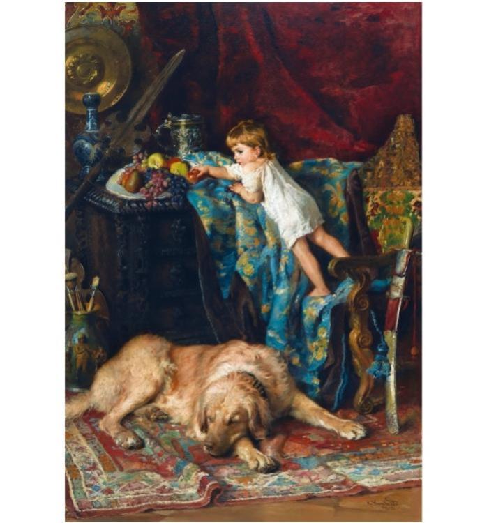 Пазл Стелла 1500 деталей: Маковский К.Е. В мастерской художника (УЦЕНКА) (TG159165/у)