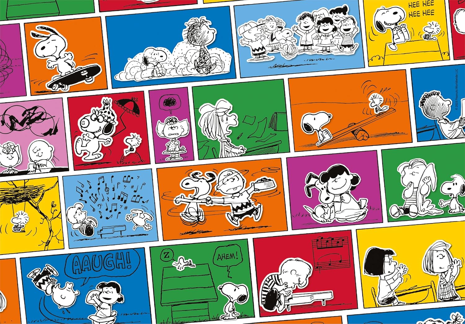 Пазл Clementoni 1000 деталей: PEANUTS, коллаж (39803)
