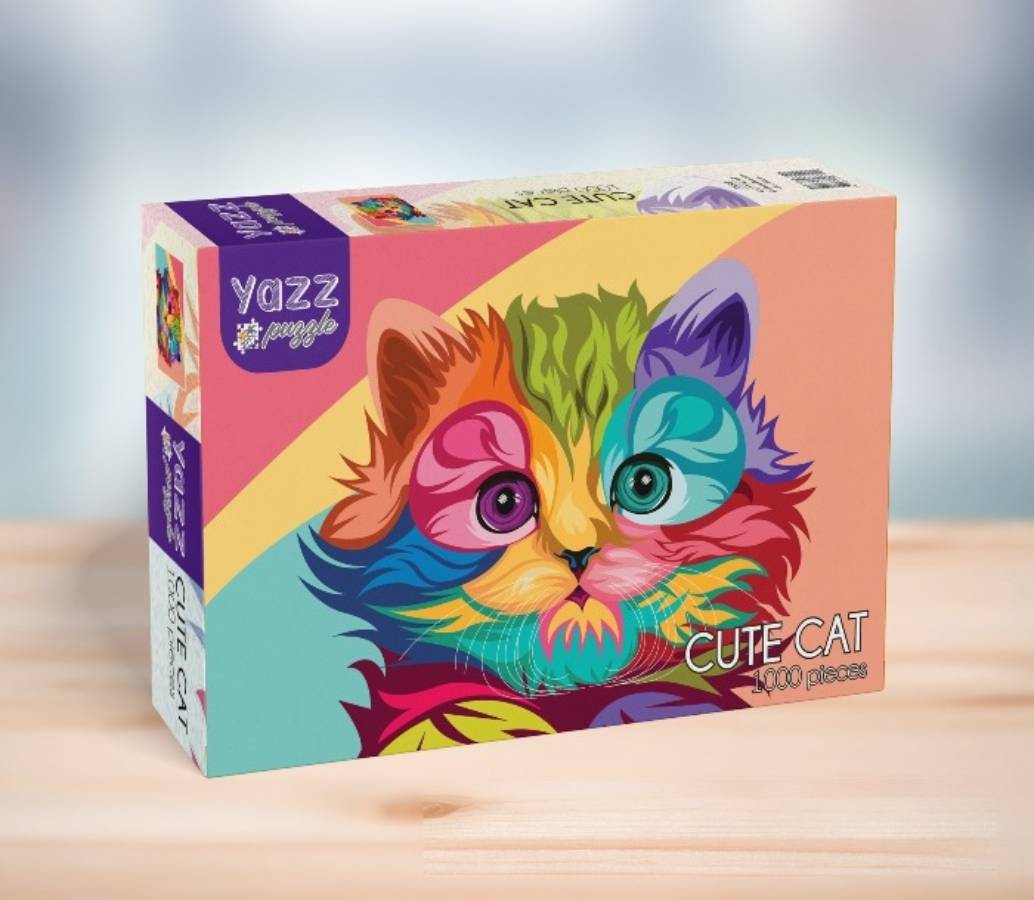 Пазл Yazz 1000 деталей: Милый кот (YZ3830)