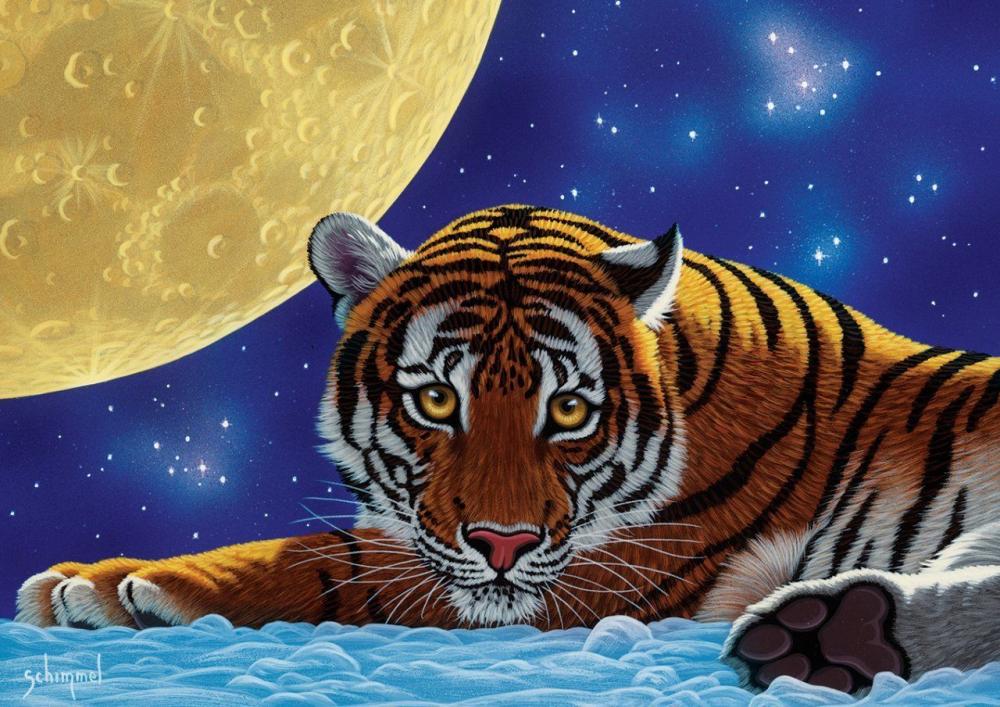 Пазл Art Puzzle 500 деталей: Тигровая луна (5072)