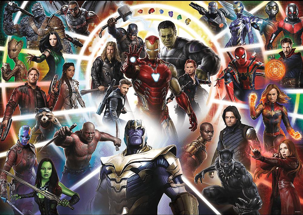 Пазл Trefl 1000 деталей: Мстители: Конец игры / Герои Marvel (TR10626)