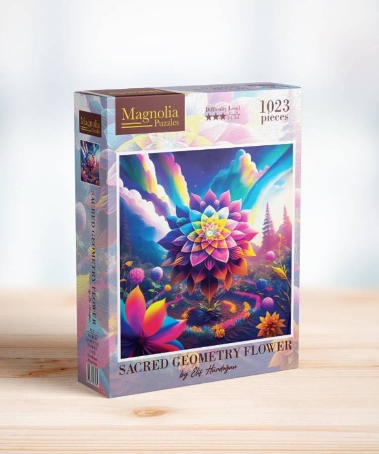 Пазл Magnolia 1000 деталей: Цветок сакральной геометрии (MG8612)