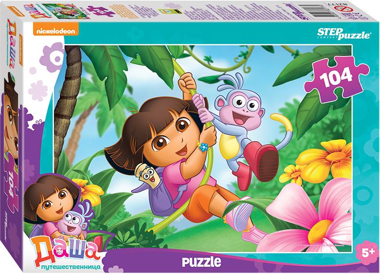 Пазл Step puzzle 104 деталей: Даша-путешественница (Никелодеон) (82177)