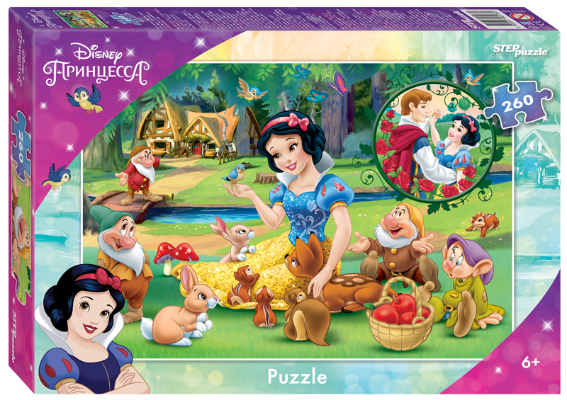 Пазл Step puzzle 260 деталей: Белоснежка - 3 (95138)