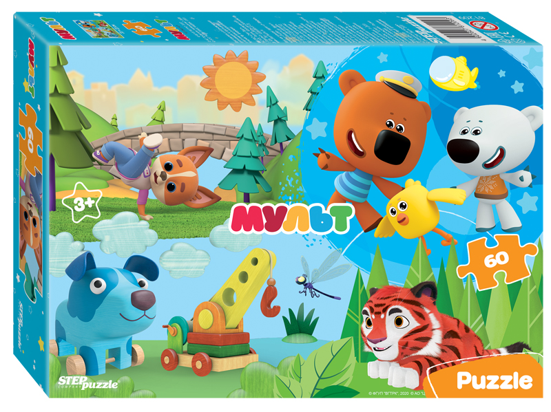 Пазл Step puzzle 60 деталей: Ми-ми-мишки и др. Мульт (81209)