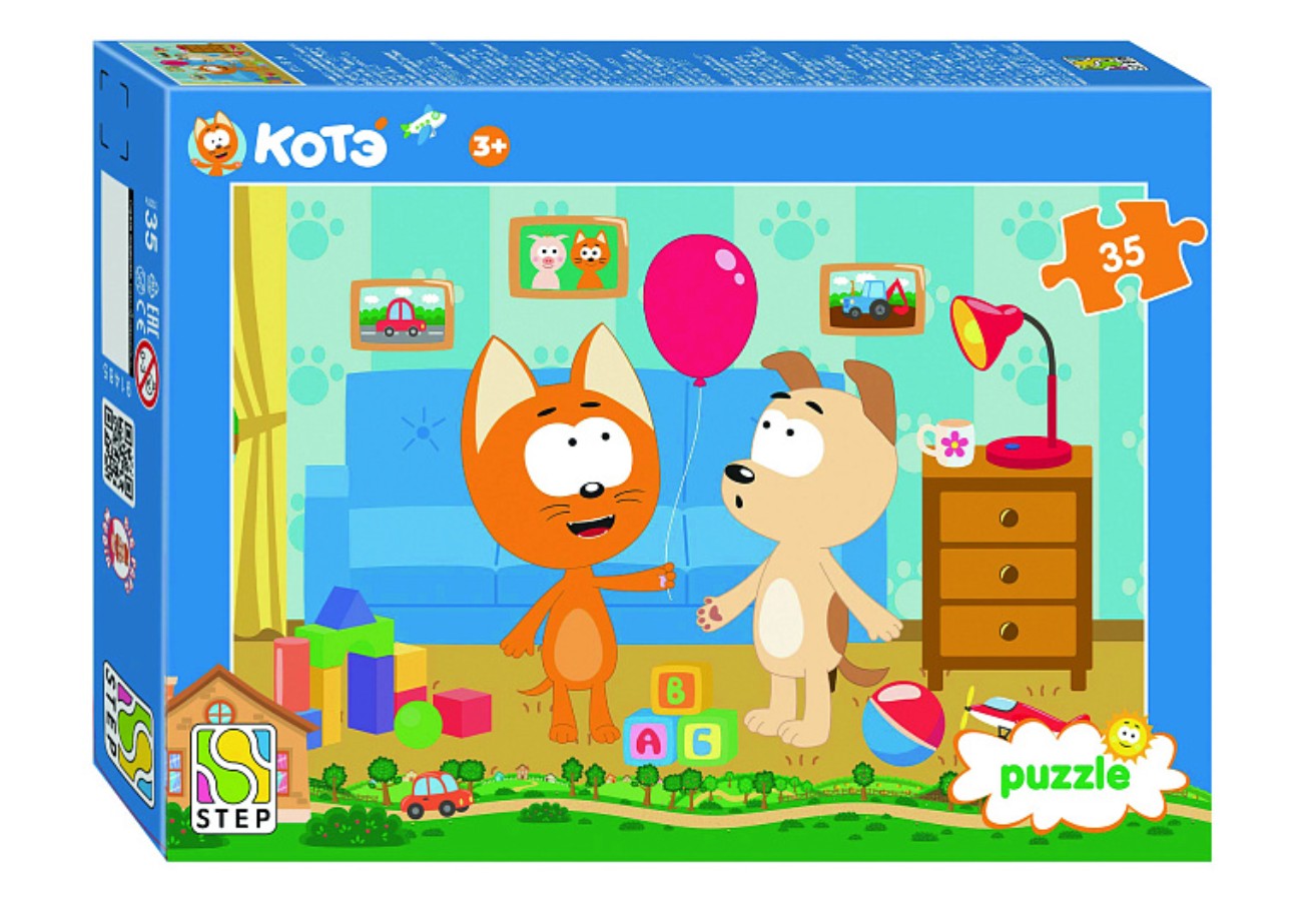 Пазл Step puzzle 35 деталей: Котэ (91485)