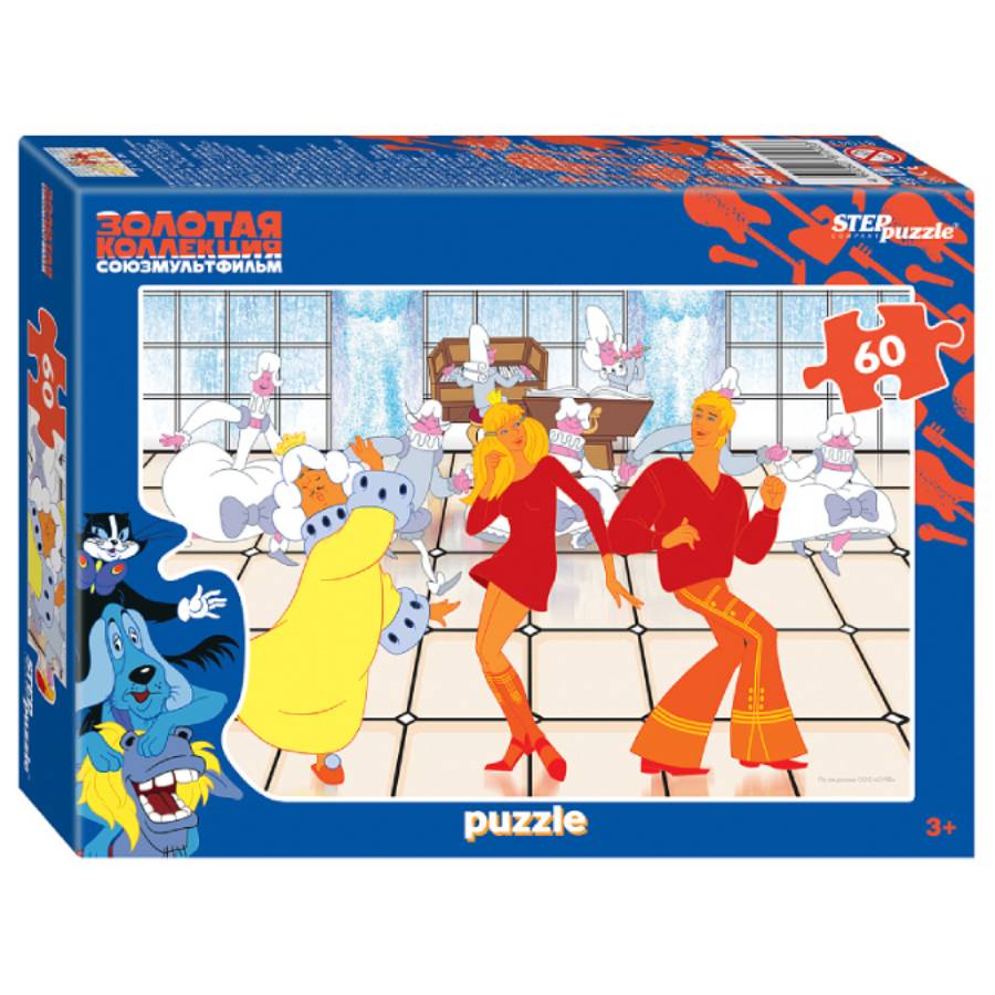 Пазл Step puzzle 60 деталей: Бременские музыканты (81043)