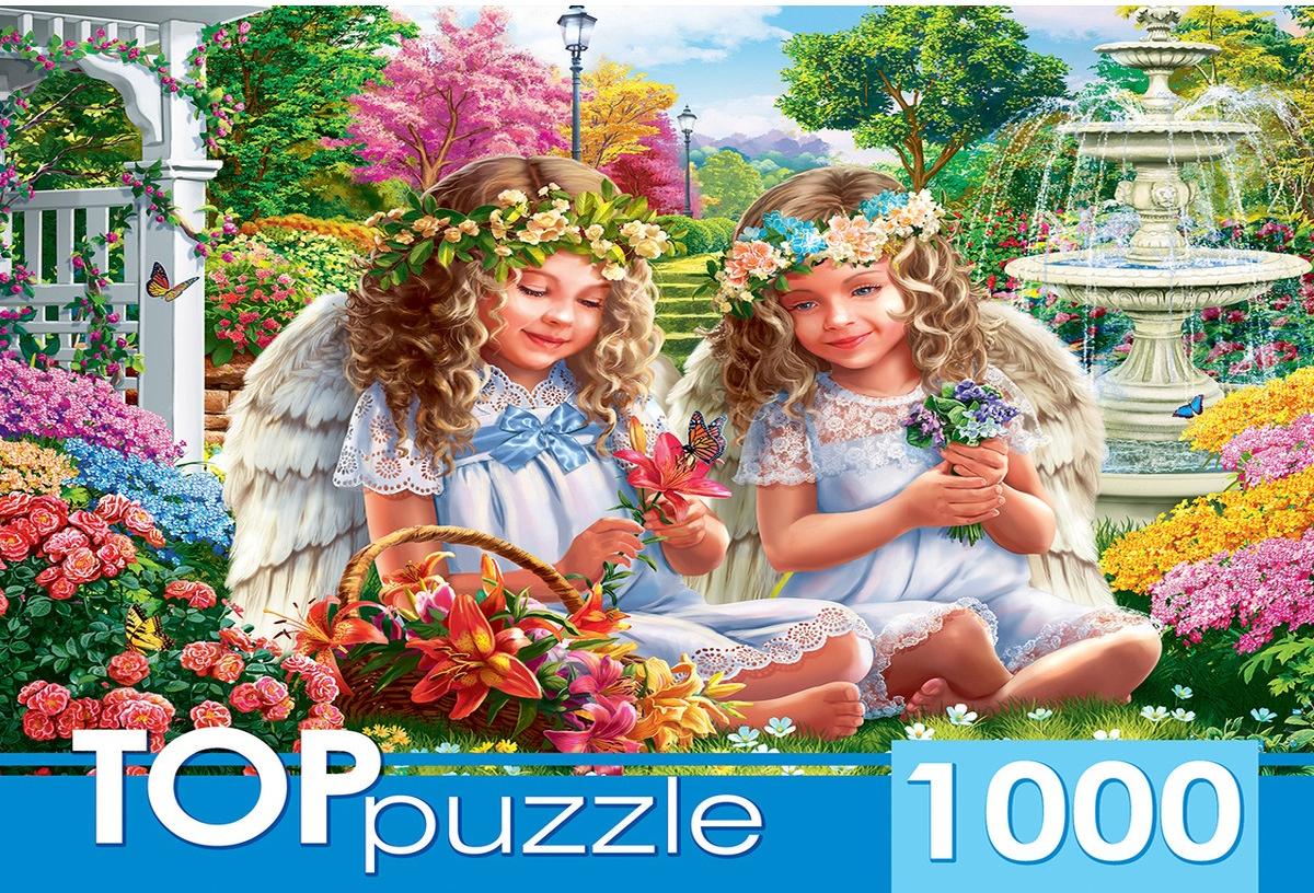 Пазл TOP Puzzle 1000 деталей: Два нежных ангелочка (ХТП1000-2176)