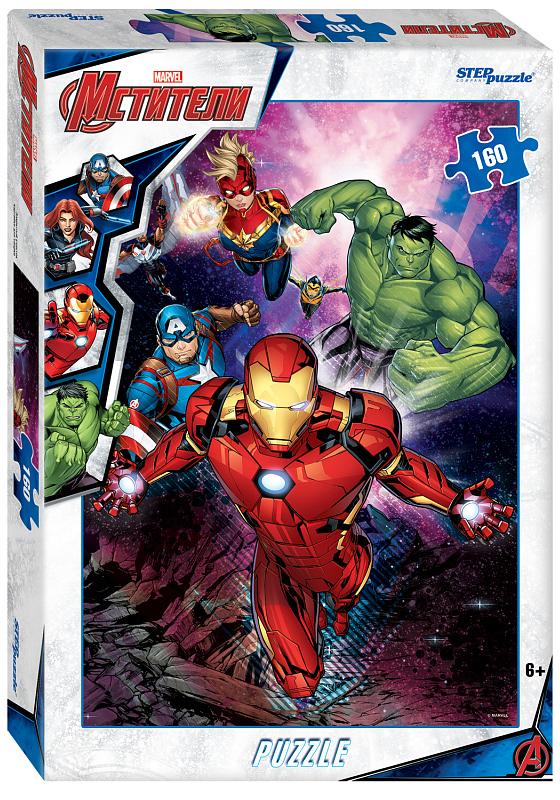 Пазл Step puzzle 160 деталей: Черная вдова (Marvel) (94126)