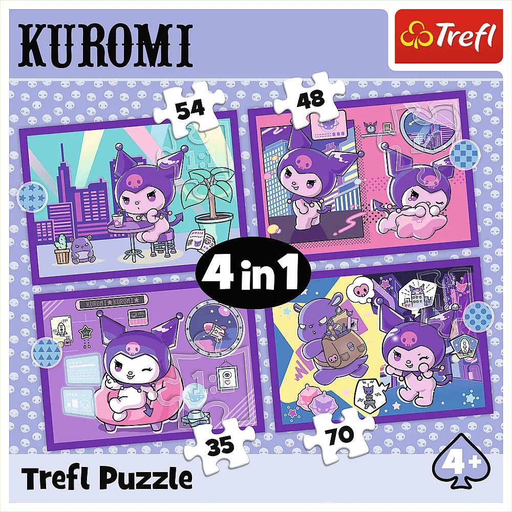 Пазл Trefl 35#48#54#70 деталей: День Куроми (TR34676)