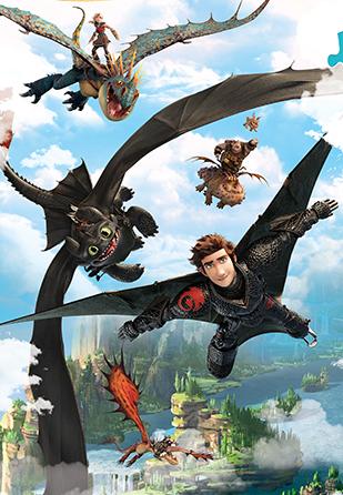 Пазл Step puzzle 260 деталей: Как приручить дракона - 3 (DreamWorks) (95081)
