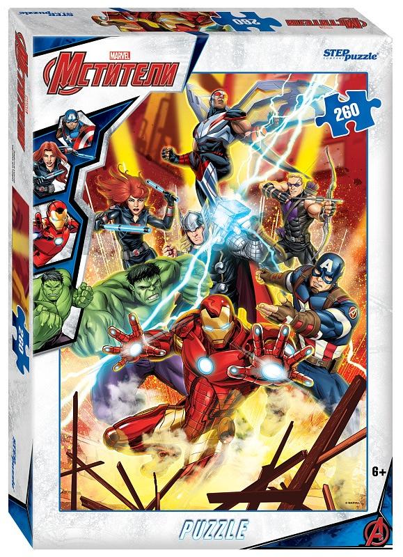Пазл Step puzzle 260 деталей: Черная вдова (Marvel) (95114)