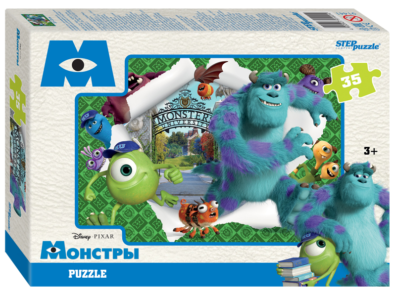 Пазл Step puzzle 35 деталей: Монстры (91441)