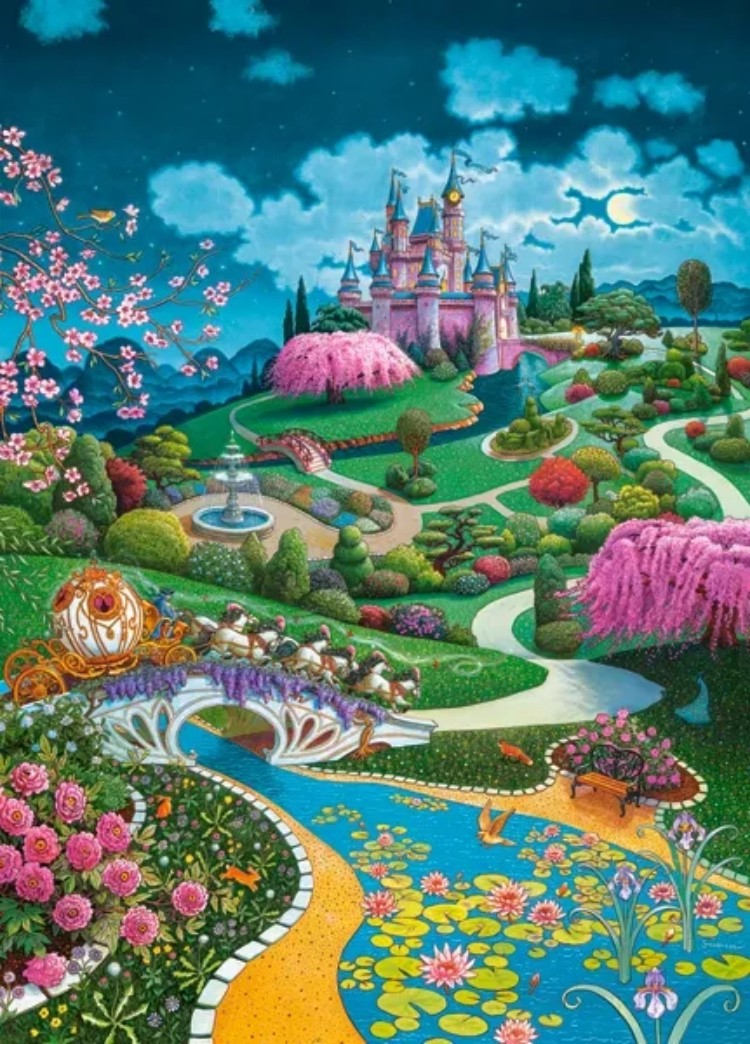 Пазл Castorland 180 деталей: Замок Золушки (В-018543)
