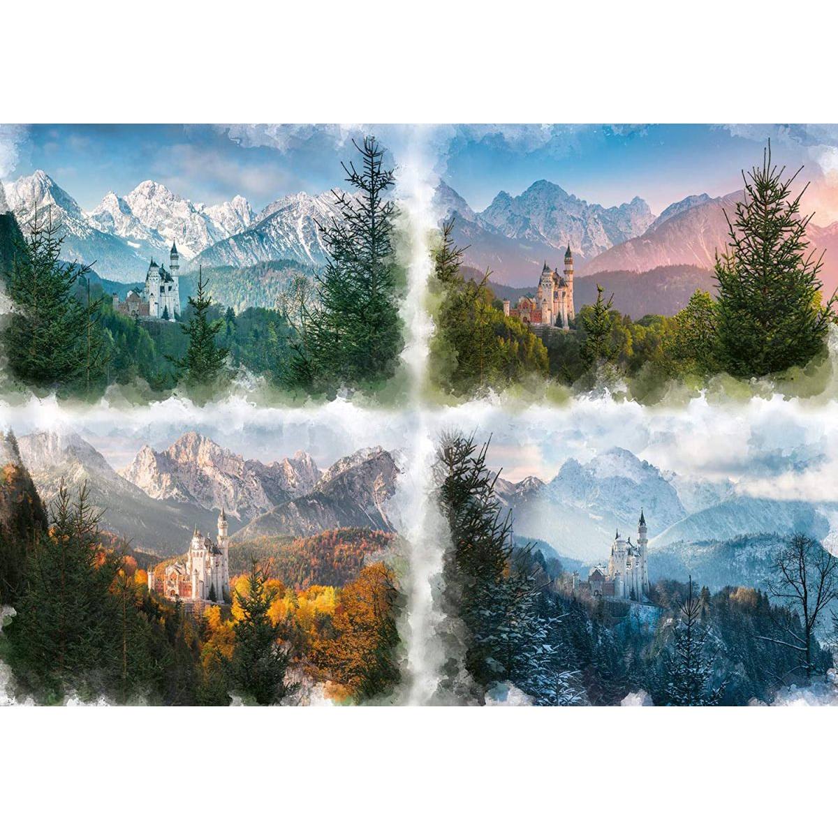 Пазл Ravensburger 18000 деталей: Замок Нойшванштайн сквозь времена (RV16137)