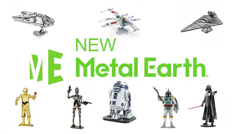 Новинки конструкторов Metal Earth - серия "Star Wars"