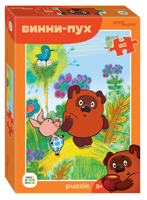 Пазл Step puzzle 60 деталей: Винни Пух (81030)