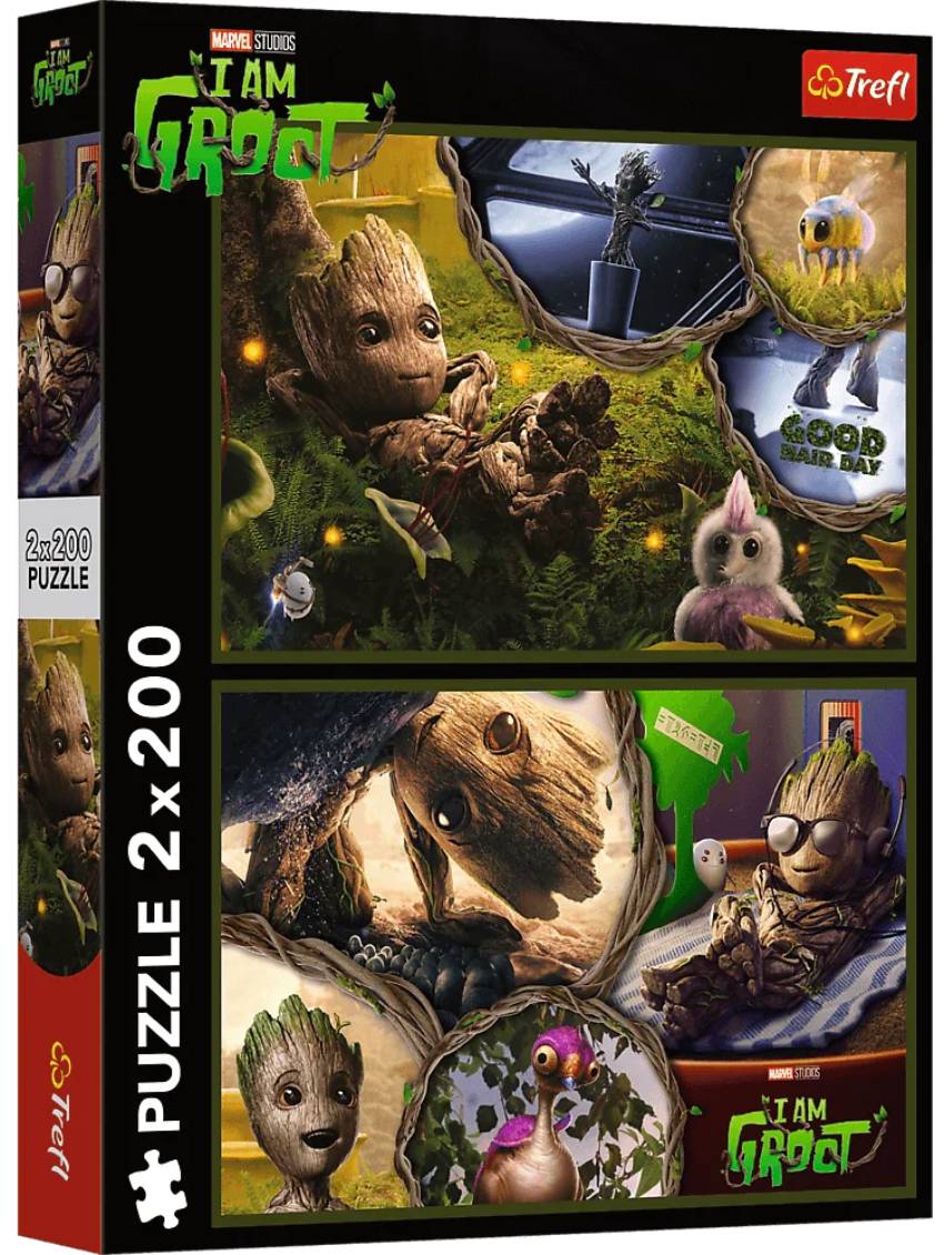 Пазл Trefl 2х200 деталей: Я Грут (TR13315)