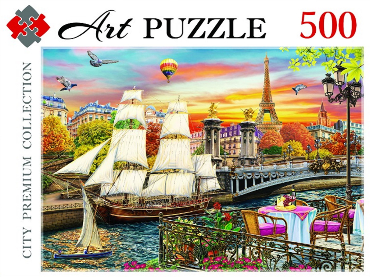Пазл Artpuzzle 500 деталей: Парусник в Париже (Ф500-3895)