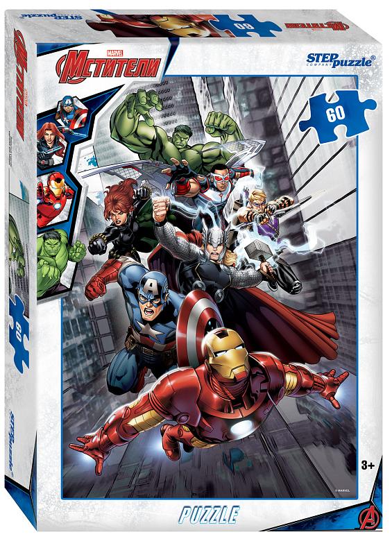 Пазл Step puzzle 60 деталей: Черная вдова (Marvel) (81212)