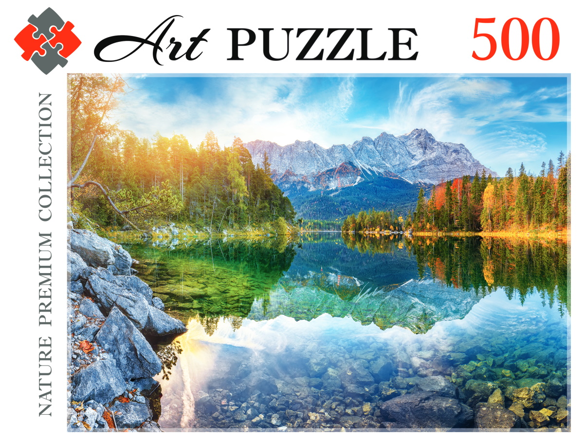 Пазл Artpuzzle 500 деталей: Германия. Озеро Айбзее на рассвете (ГИК500-0449)