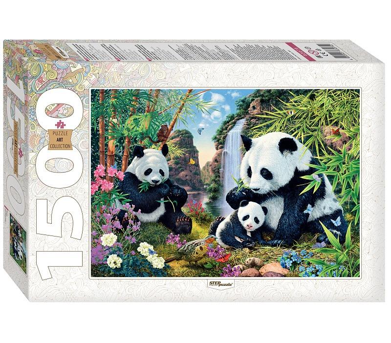 Пазл Step puzzle 1500 деталей: Панды (83075)