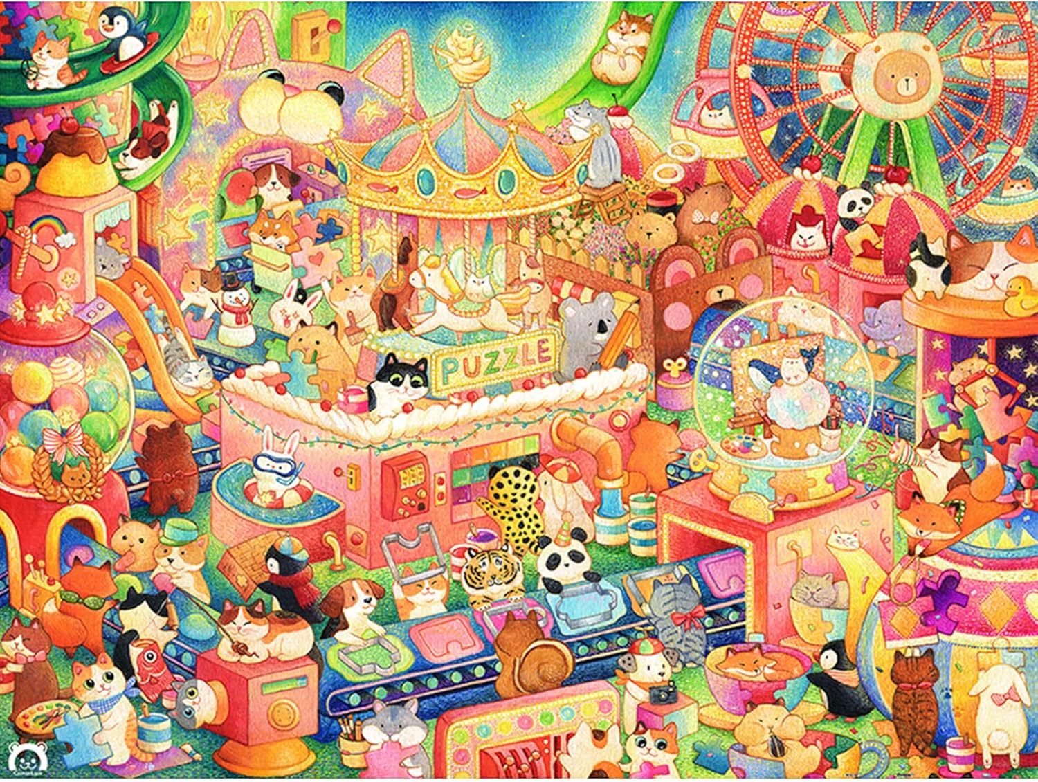Пазл Pintoo 1200 деталей: Cotton Lion. Паззлленд (H3749)