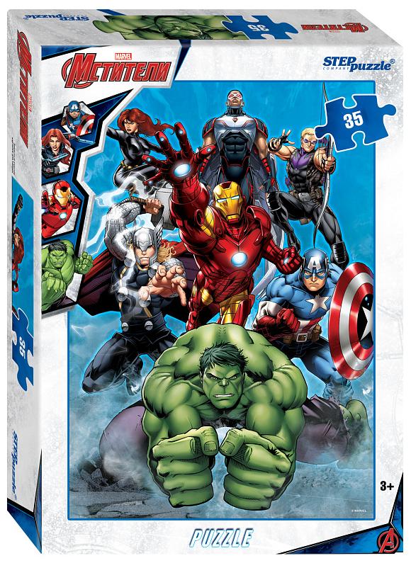 Пазл Step puzzle 35 деталей: Черная вдова (Marvel) (91411)