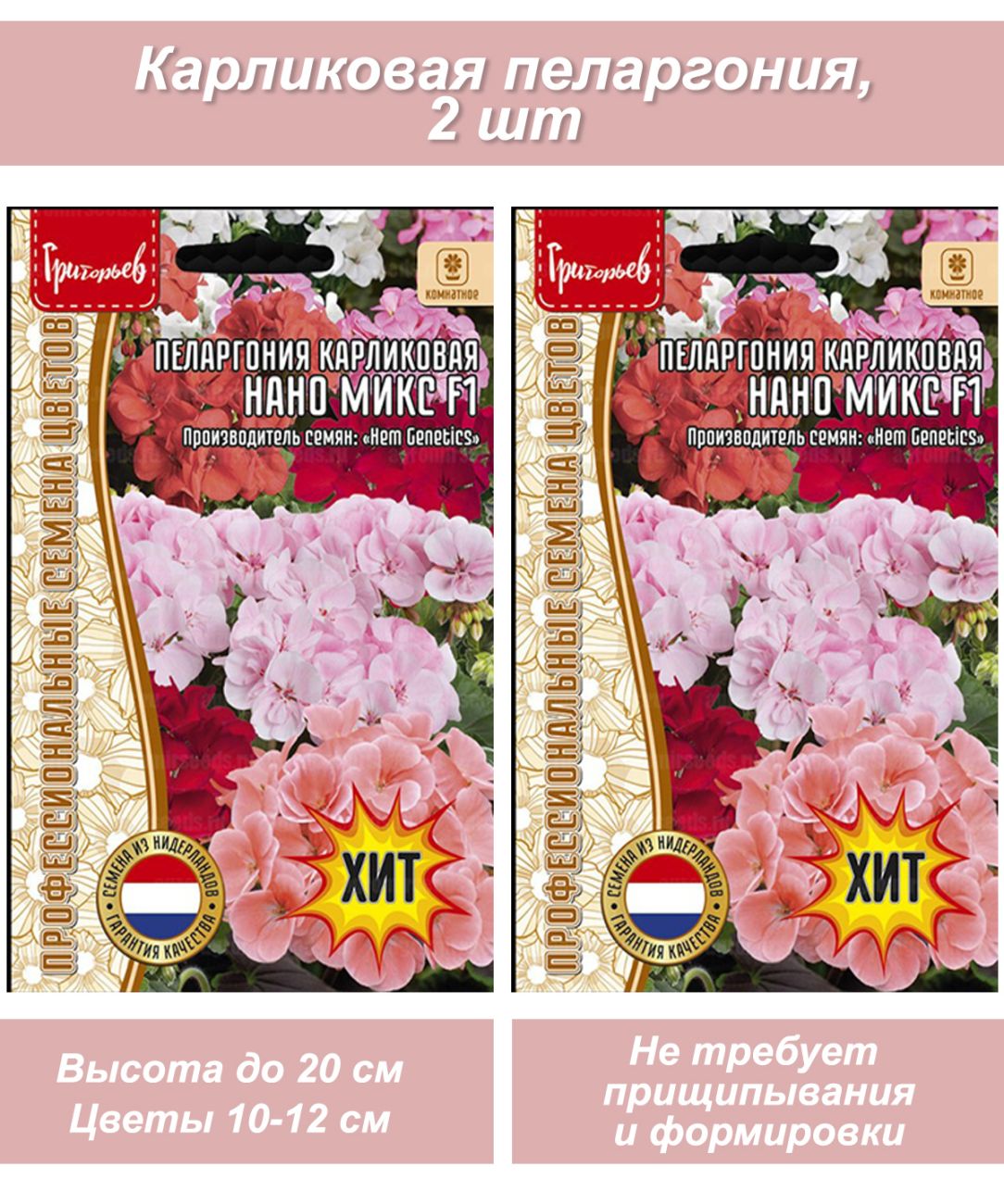 Пеларгония Нано