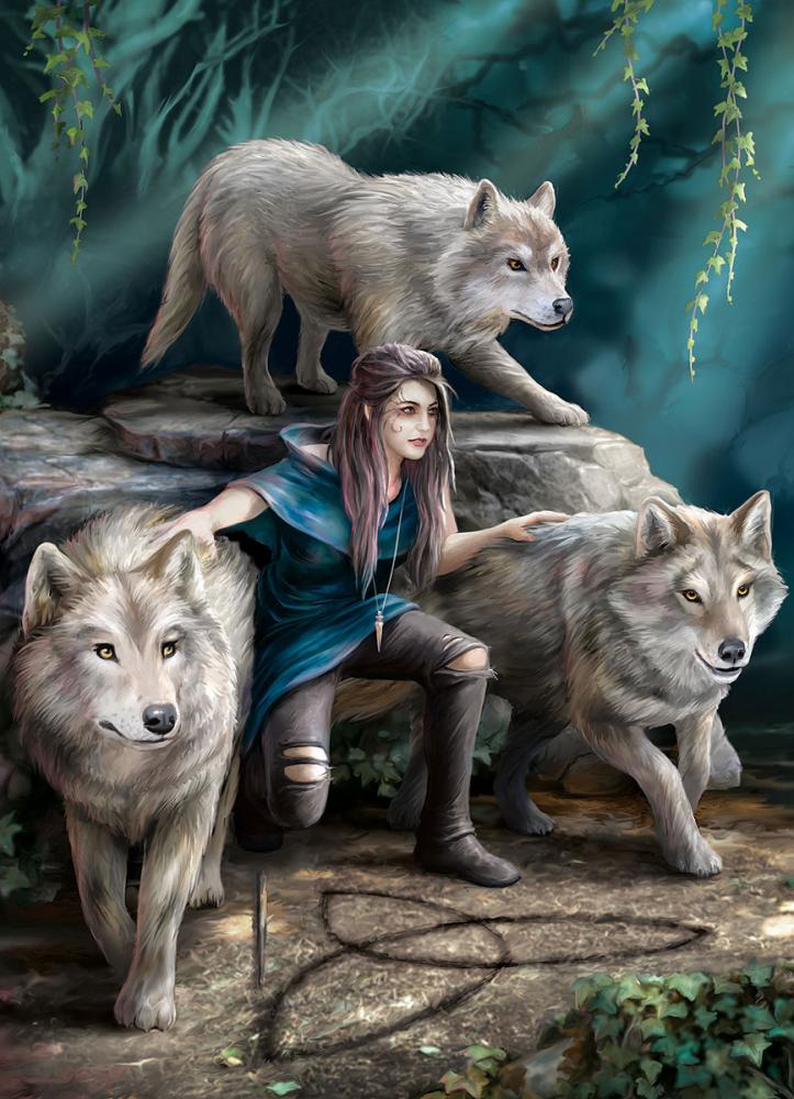 Пазл Eurographics 1000 деталей: Сила трёх, Anne Stokes (6000-5476)