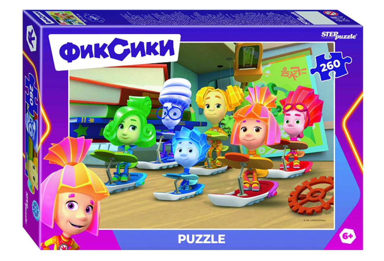 Пазл Step puzzle 260 деталей: Фиксики. Новый сезон (95163)