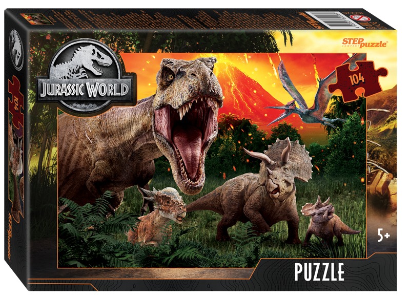 Пазл Step puzzle 104 деталей: Парк юрского периода (Universal Pictures) (82226)