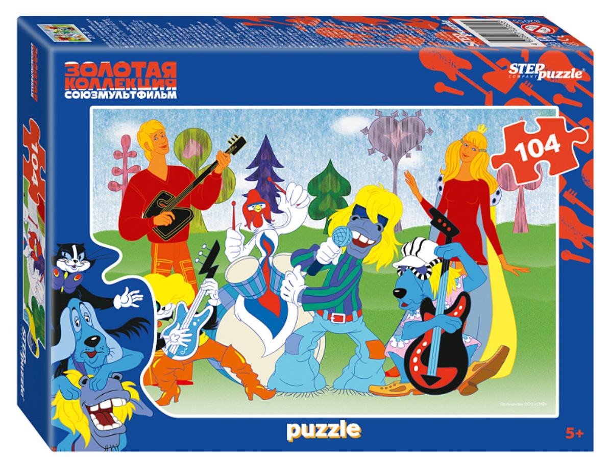Пазл Step puzzle 104 деталей: Бременские музыканты. Золотая коллекция (82055)