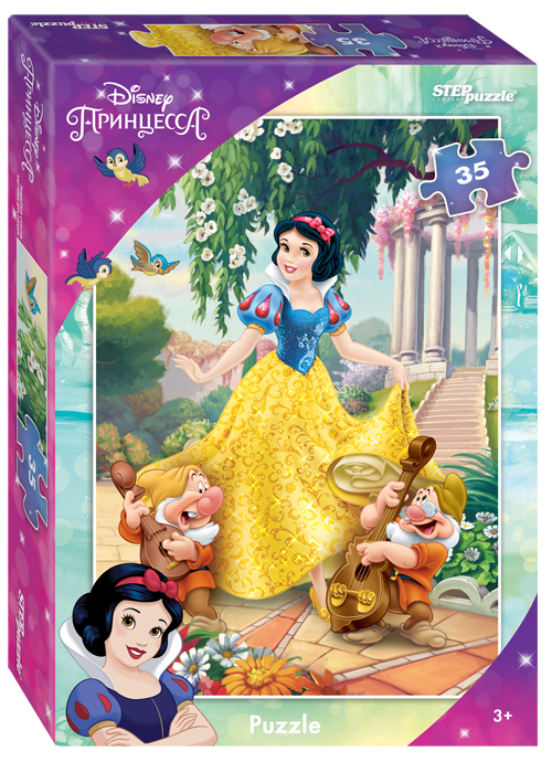 Пазл Step puzzle 35 деталей: Белоснежка - 3 (91445)