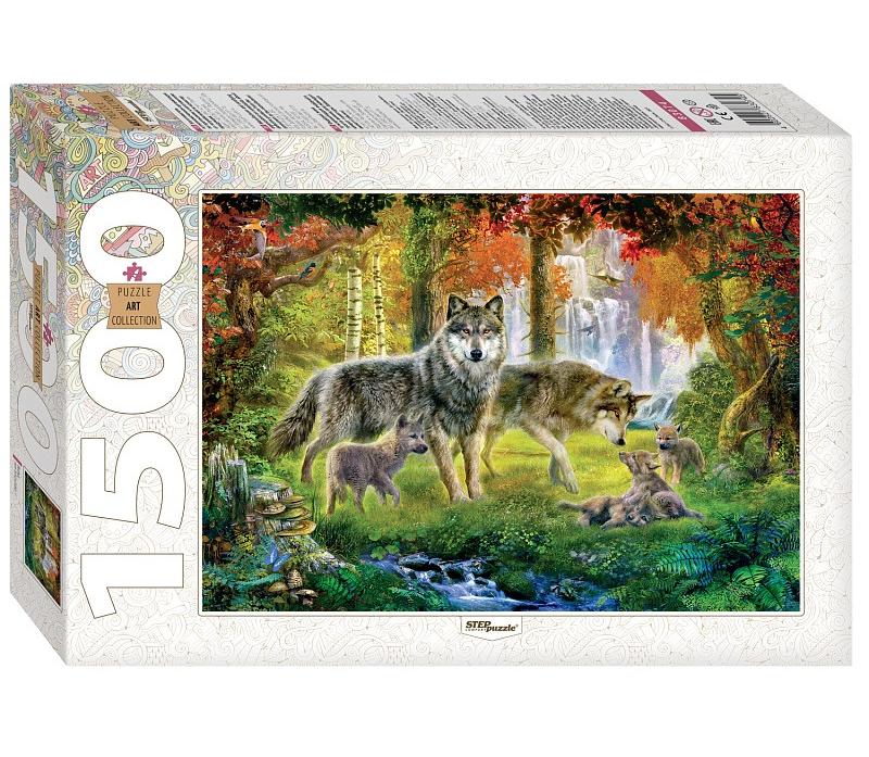 Пазл Step puzzle 1500 деталей: Волки (83074)