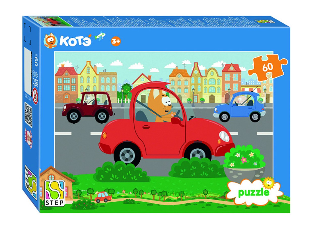 Пазл Step puzzle 60 деталей: Котэ (81263)