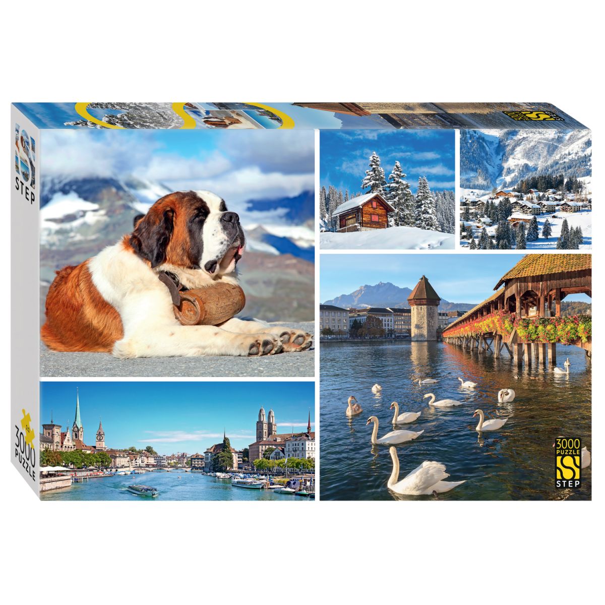 Пазл Step puzzle 3000 деталей: Швейцария (85024)