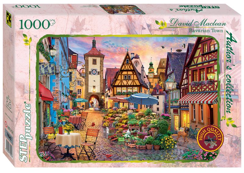 Пазл Step puzzle 1000 деталей: Баварский городок (79542)