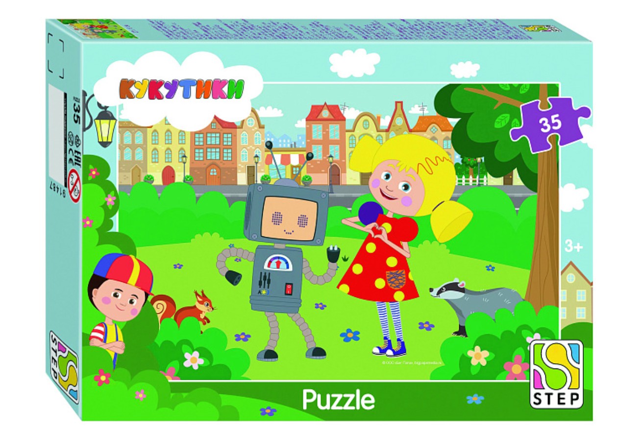 Пазл Step puzzle 35 деталей: Кукутики (91487)