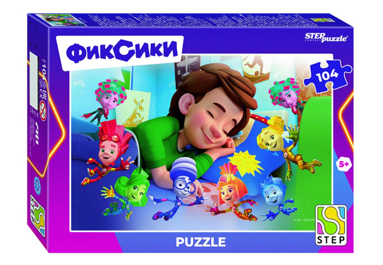 Пазл Step puzzle 104 деталей: Фиксики. Новый сезон (82266)